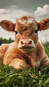 cute baby cow