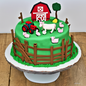 Farmer CakeHomesteading Birthday Cake Celebrations Congratulations Baking