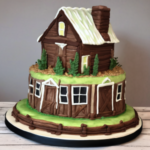 Farmer Cake Homesteading Birthday Cake Celebrations Congratulations Baking