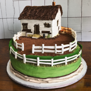 Farmer Cake Homesteading Birthday Cake Celebrations Congratulations Baking