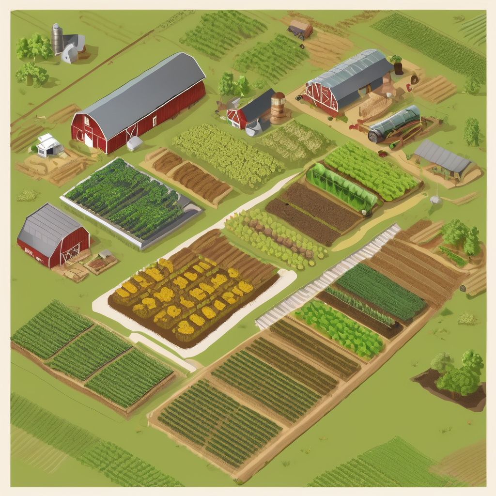 4 Acre Homesteading Sustainability Farm Layout Design