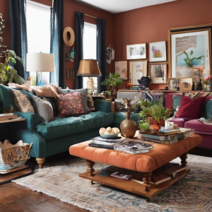 Cozy Eclectic Living Room