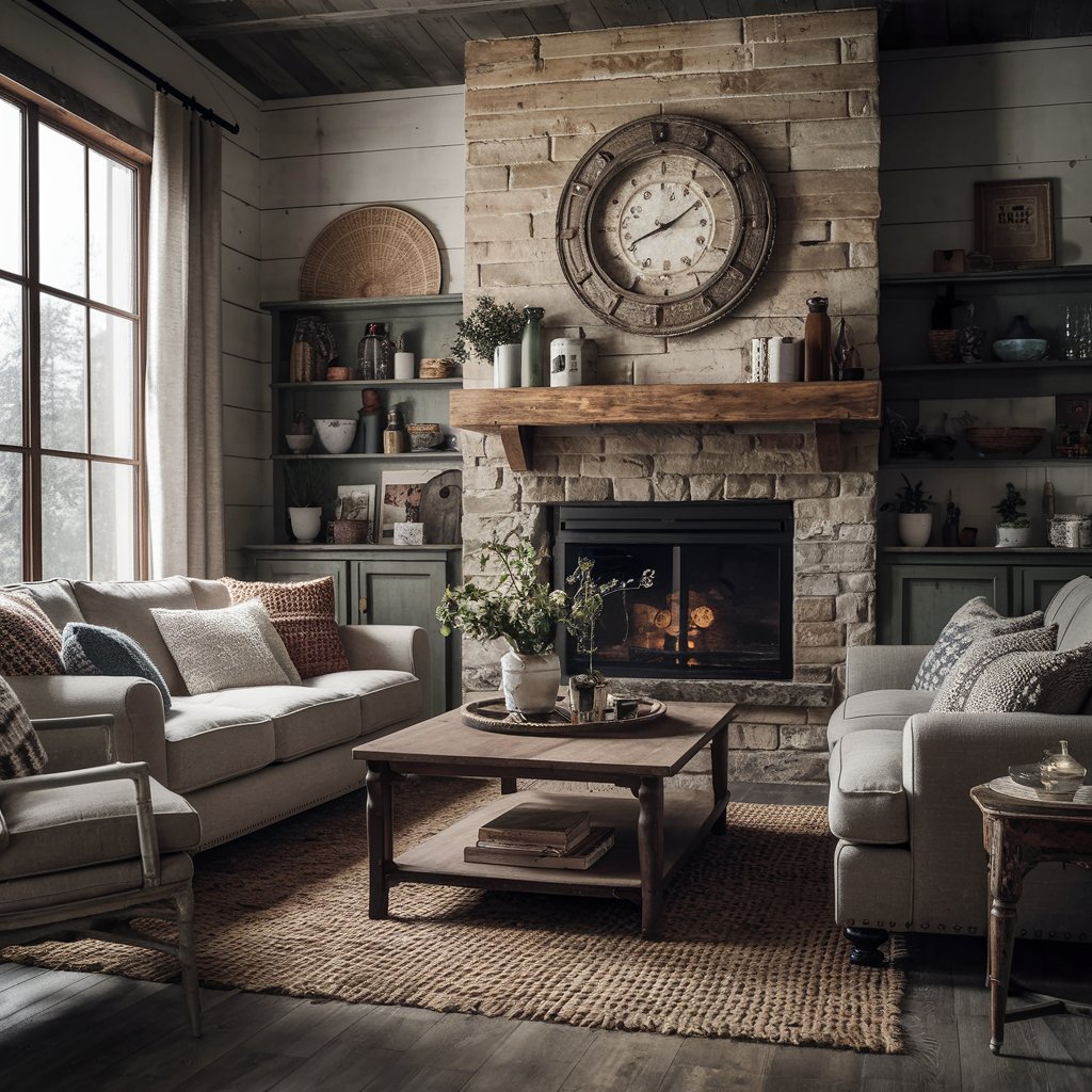 farmhouse living room