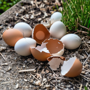 eggshells in garden