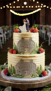 wedding farm cake DIY