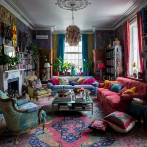  maximalist living room