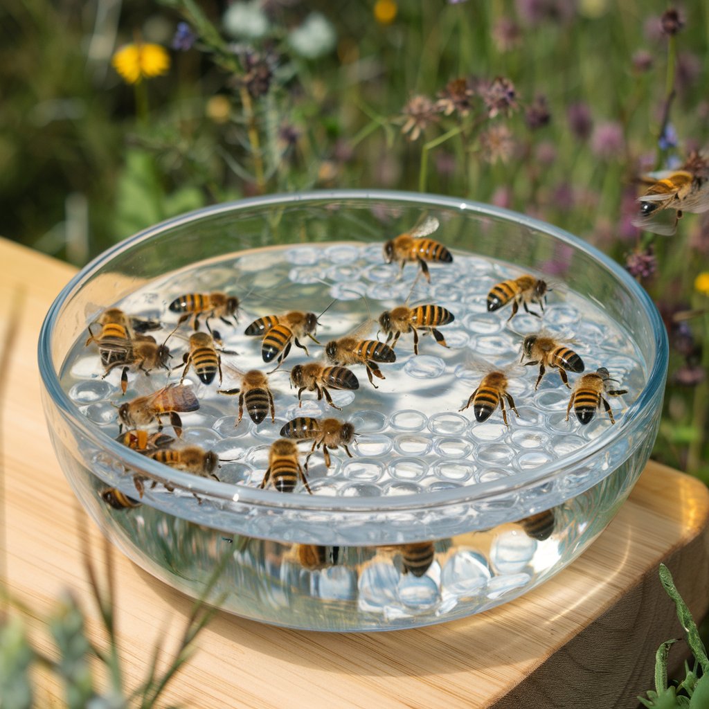 bee water bowl